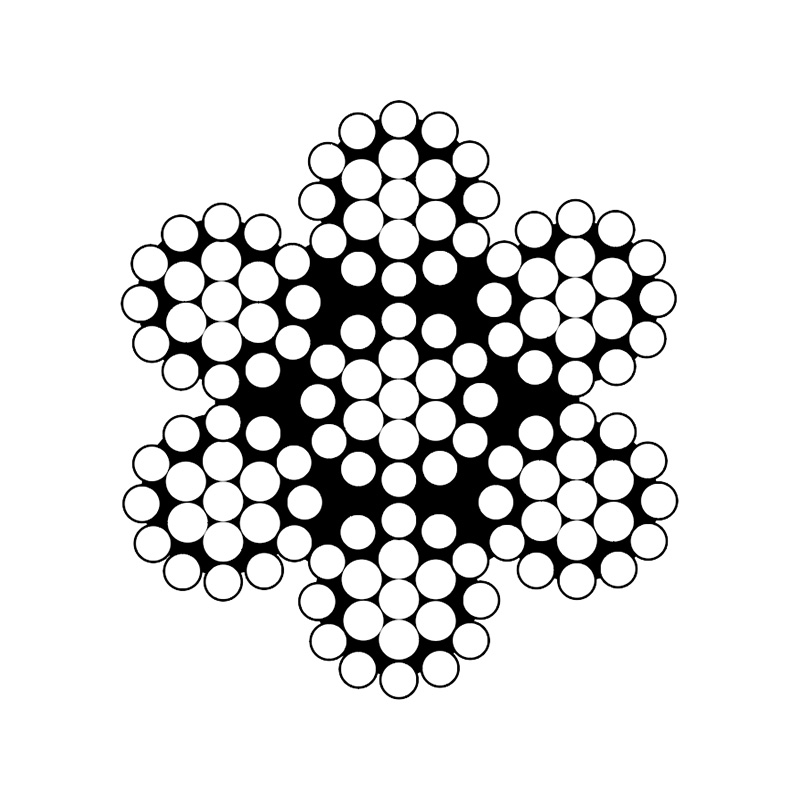 Специальный шнур малого диаметра (оцинкованный) по ASTM a 1023, классификация 7x7 и 7x19